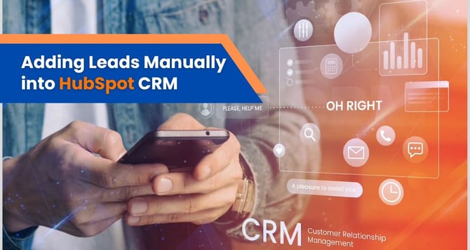 add a lead manually into CRM System 