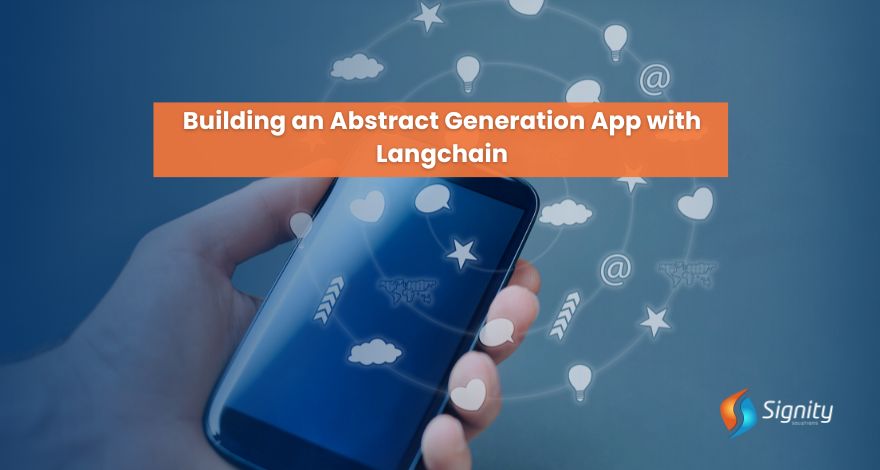 Building an Abstract Generation App from Langchain 