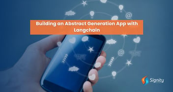 Building an Abstract Generation App from Langchain