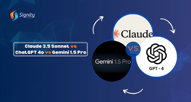 Claude 3.5 Sonnet vs ChatGPT 4o vs Gemini 1.5 Pro 