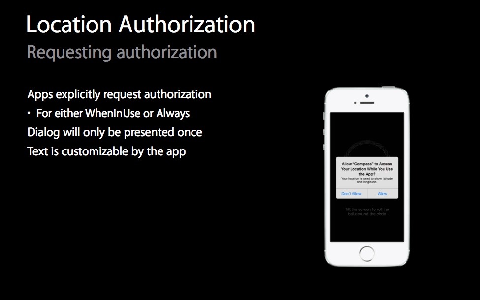 location authorization