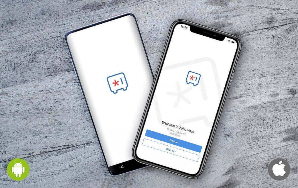 Zoho Vault Mobile Apps for iOS and Android- Zoho