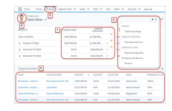 Collaborative Sales Forecasts 